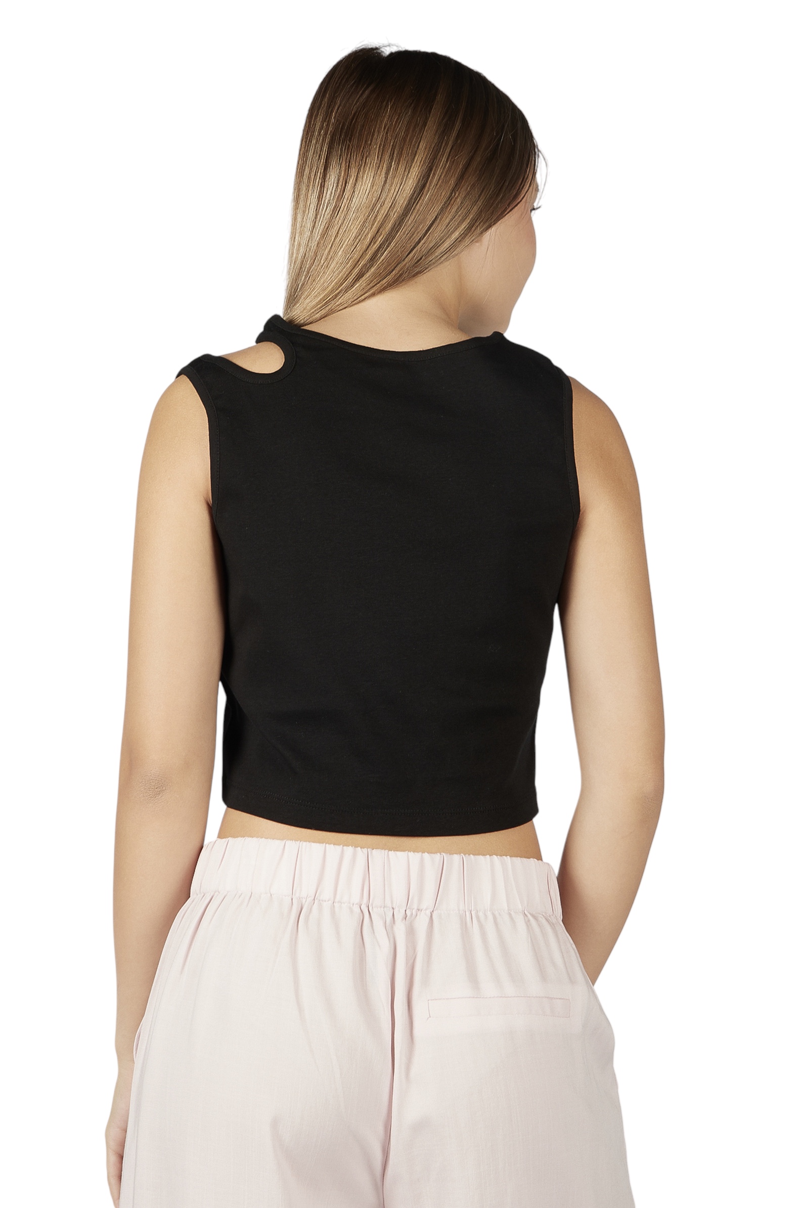 Майка дев.АРТ.G-TS26035,чер,хл-эл