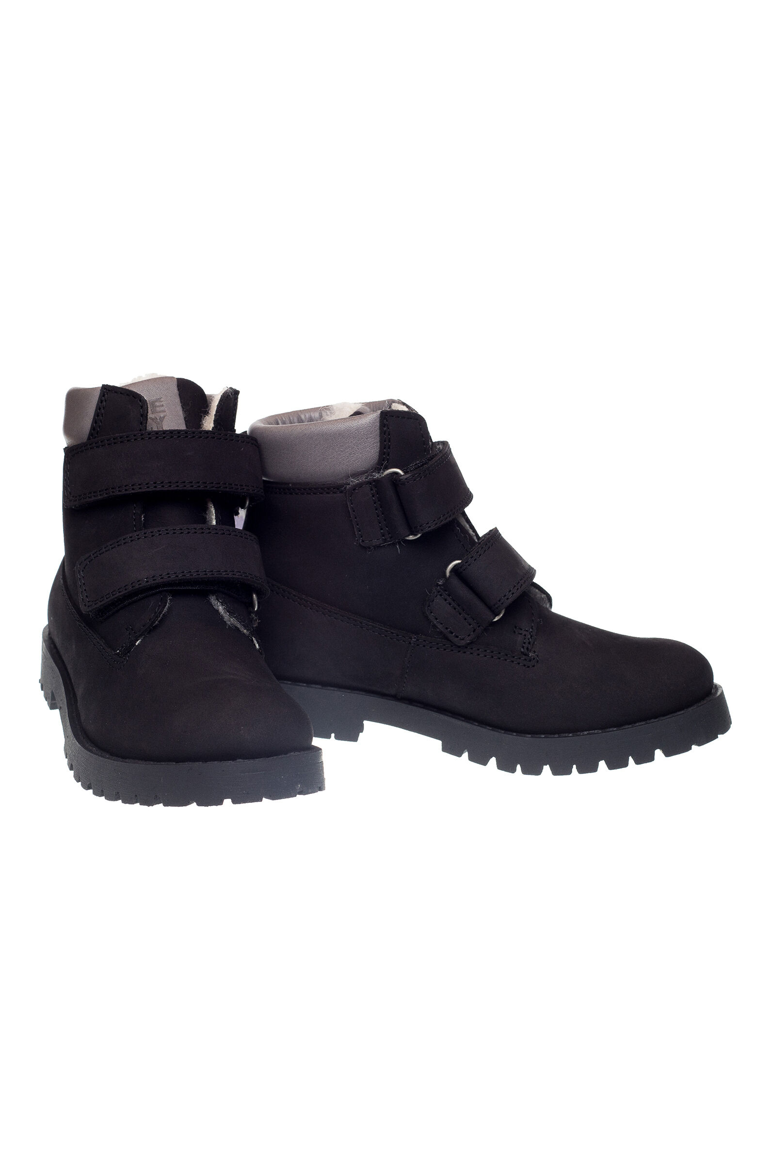  Ботинки мал. АРТ. YX0907.2707,чер,н.нуб/шер