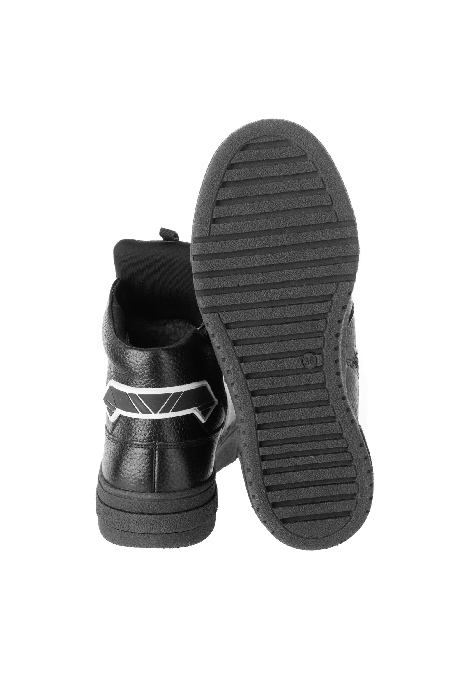 Ботинки мал. АРТ.55390 Ш-1,чер,н.к/шер