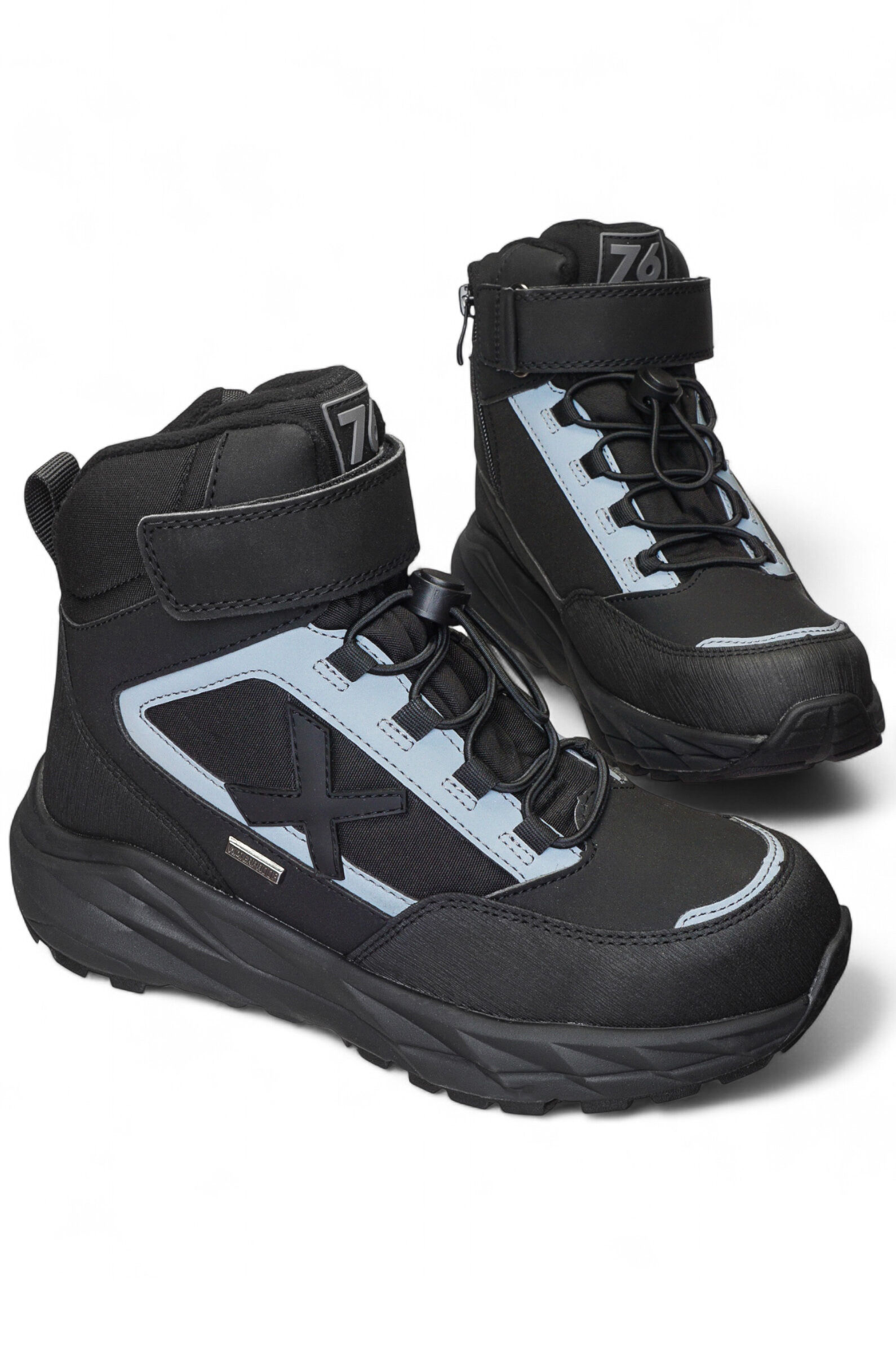 Ботинки мал. АРТ.78-0500C,чер,тек-и.к/шер