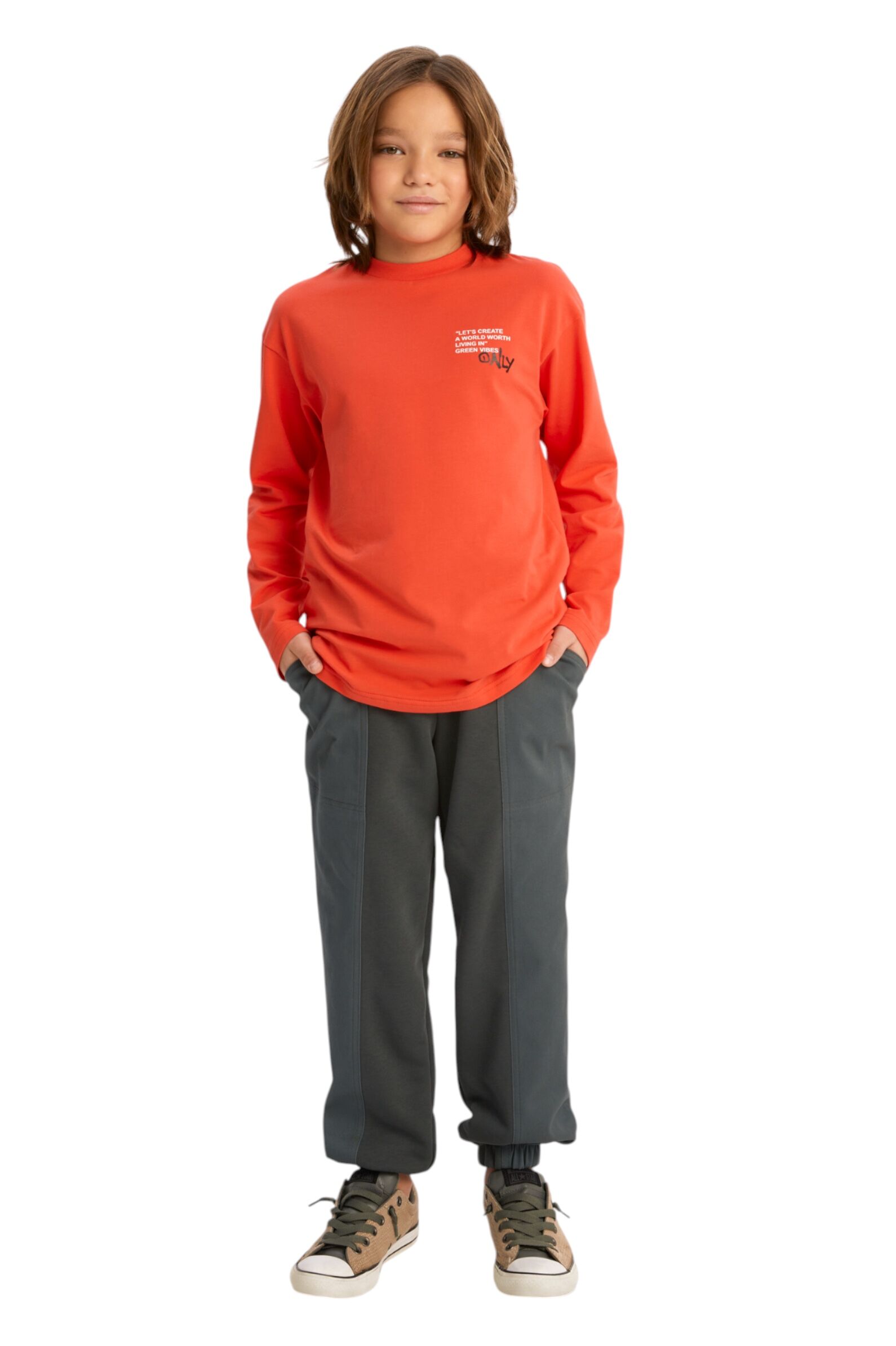 Брюки мал. АРТ.252124,сер-зел,хл-пэ-эл