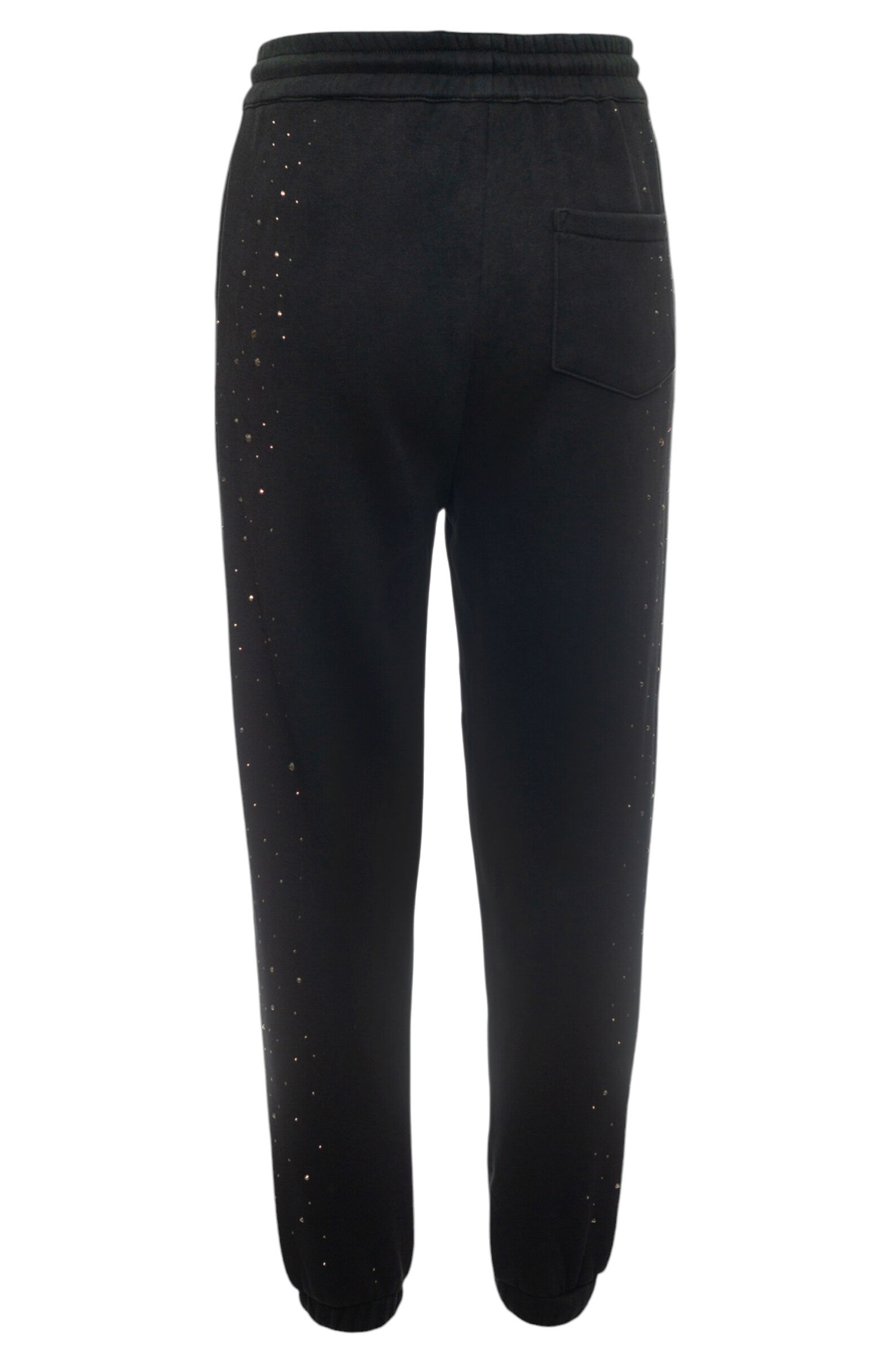 Брюки дев. АРТ.G-TR24680B,чер,хл-пэ