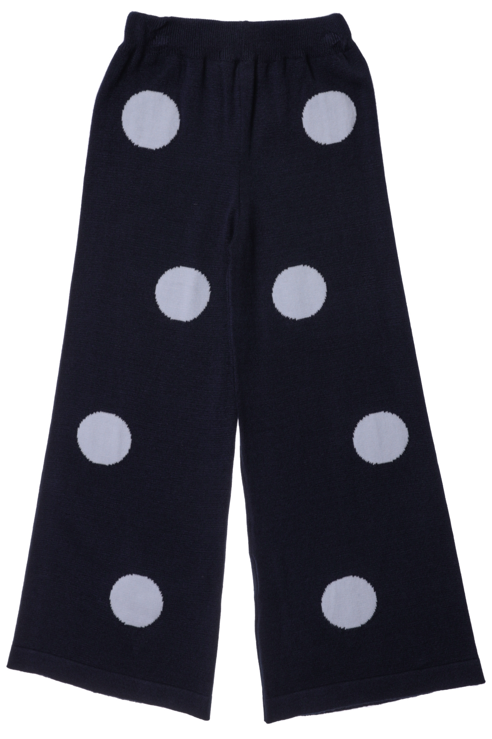 Брюки дев. АРТ.IS592,син-бел,шер-модал