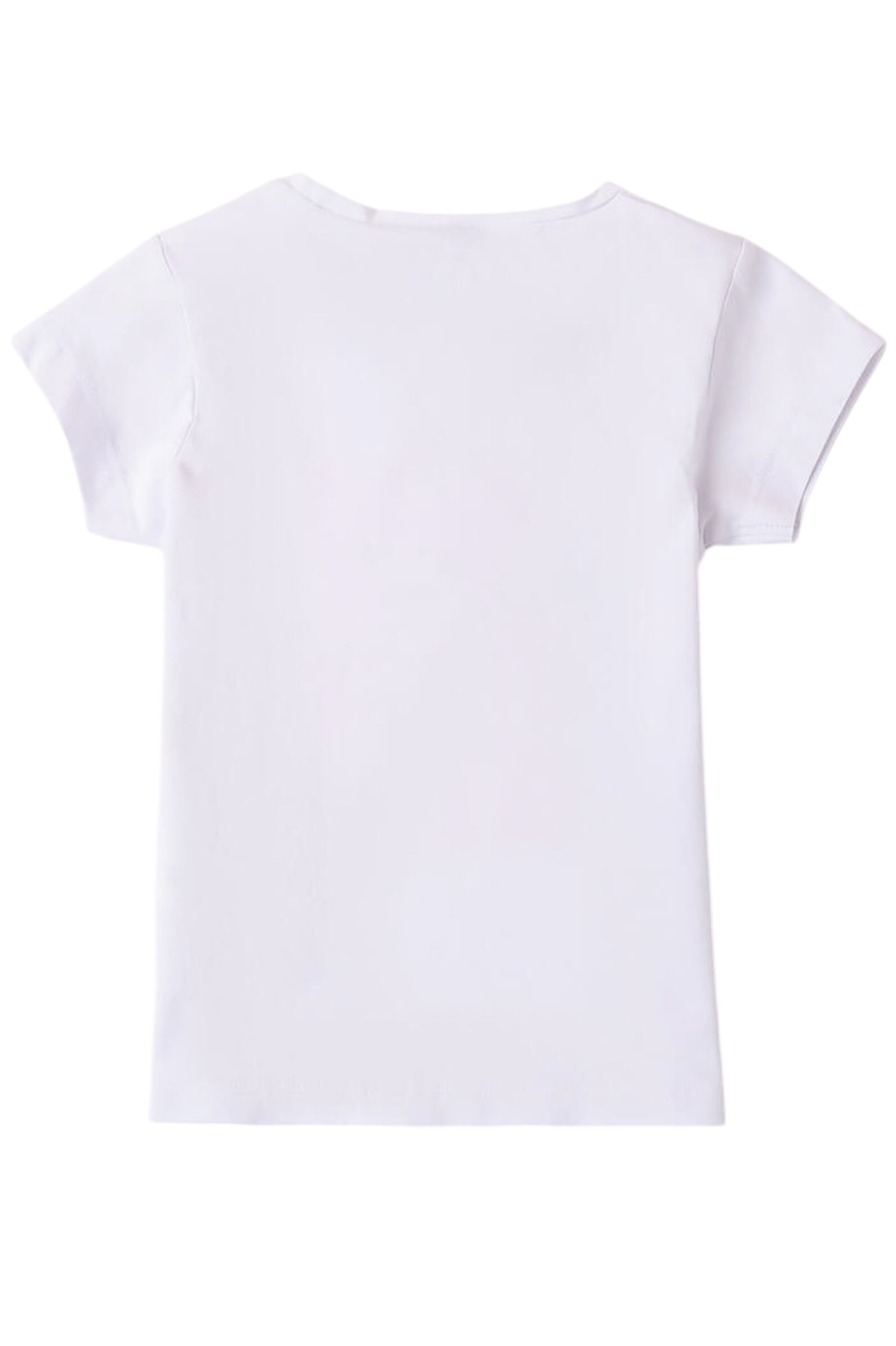 Футболка дев. АРТ.0.B208.00,бел-роз,хл-эл