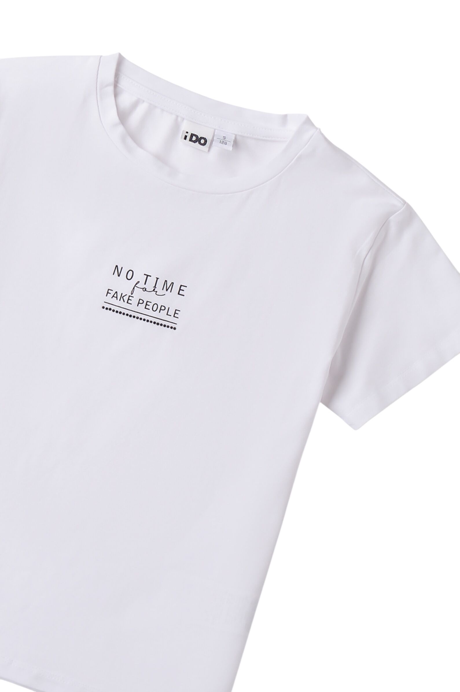 Футболка дев. АРТ.4.B725.00,бел,хл-эл