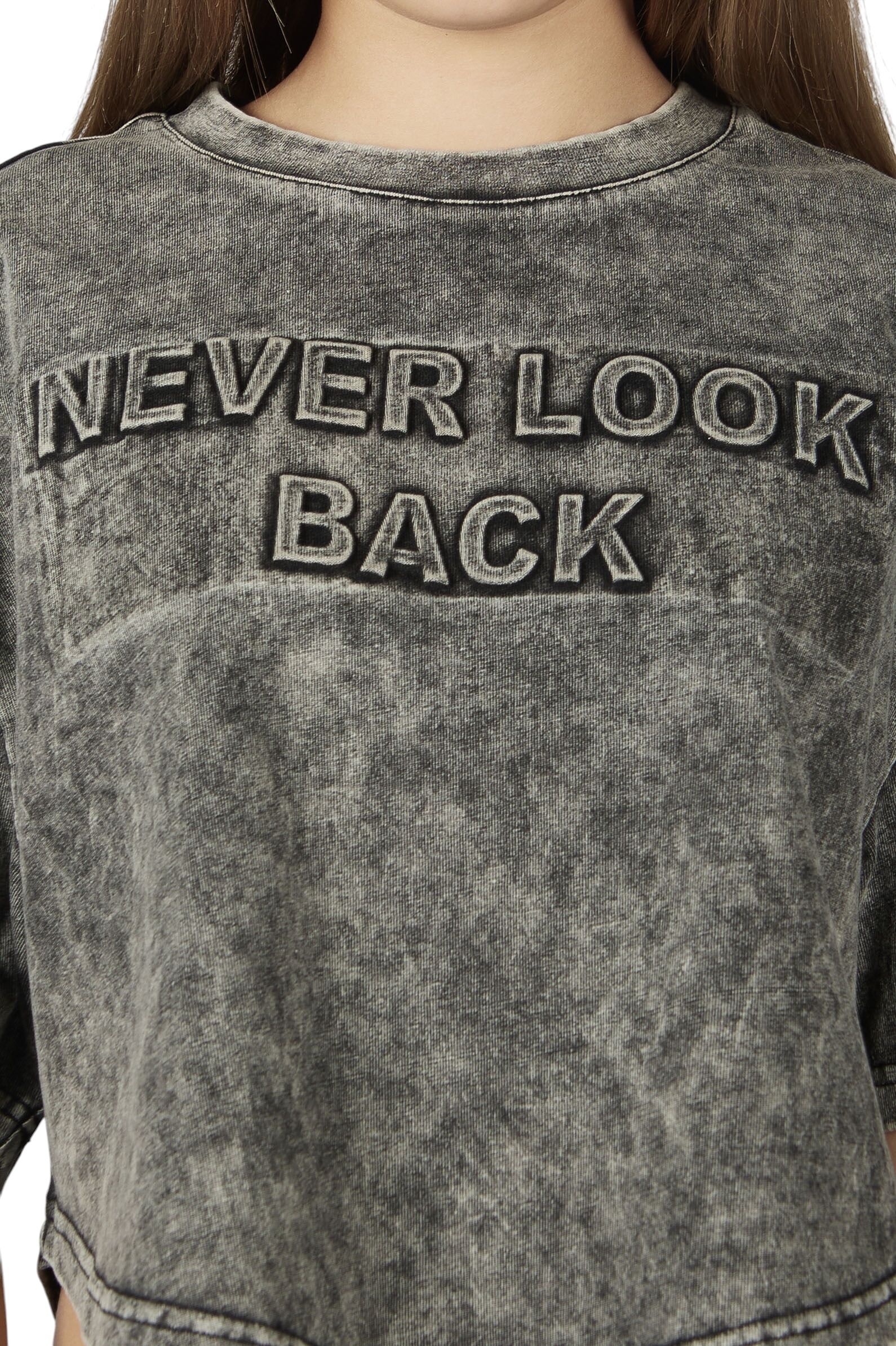 Футболка дев. АРТ.G-TS26009,чер,хл