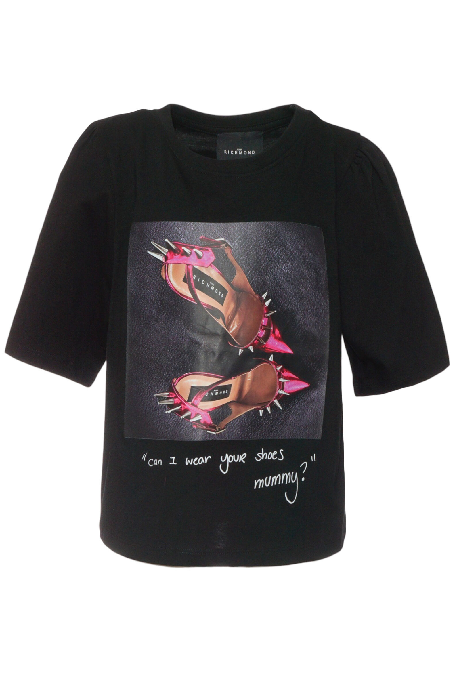 Футболка дев АРТ.RGP24075TS SW,чер,хл