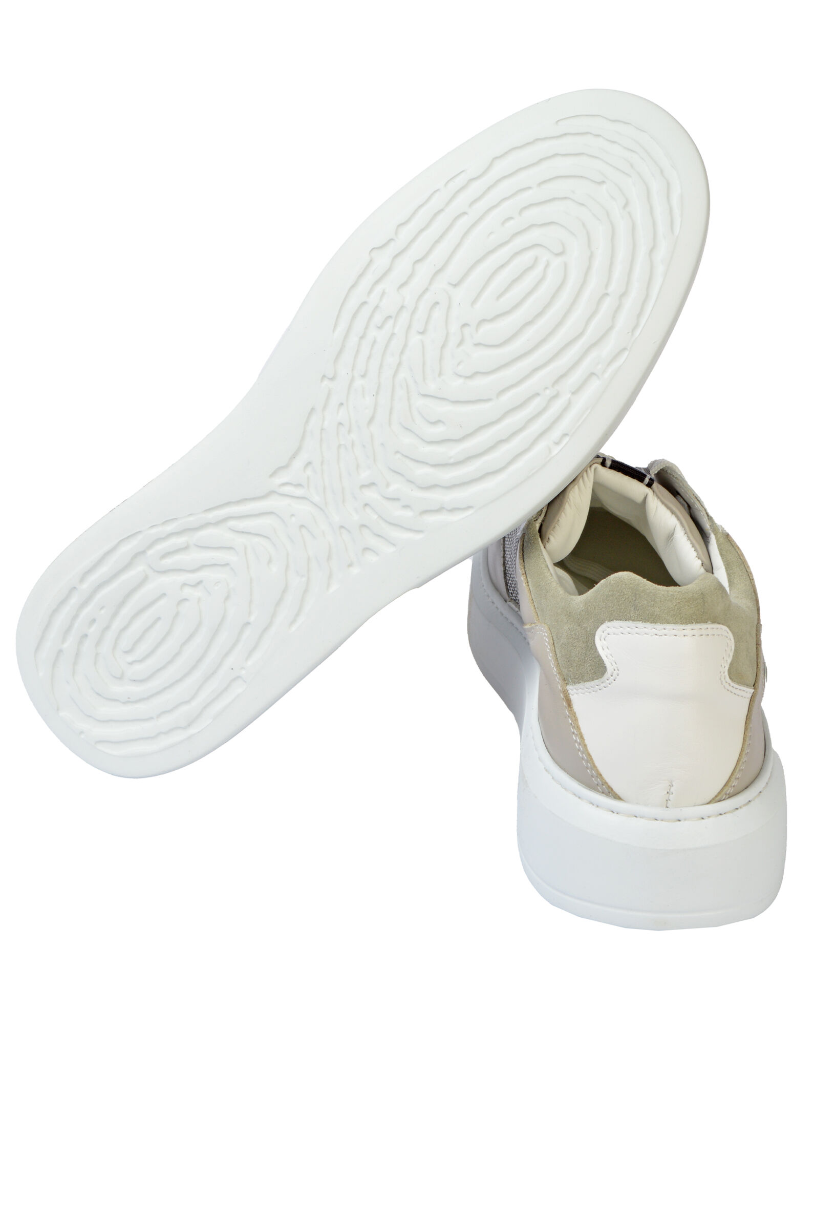 Кеды муж.АРТ.4764,сер-бел,н.к-з-тек/н.к