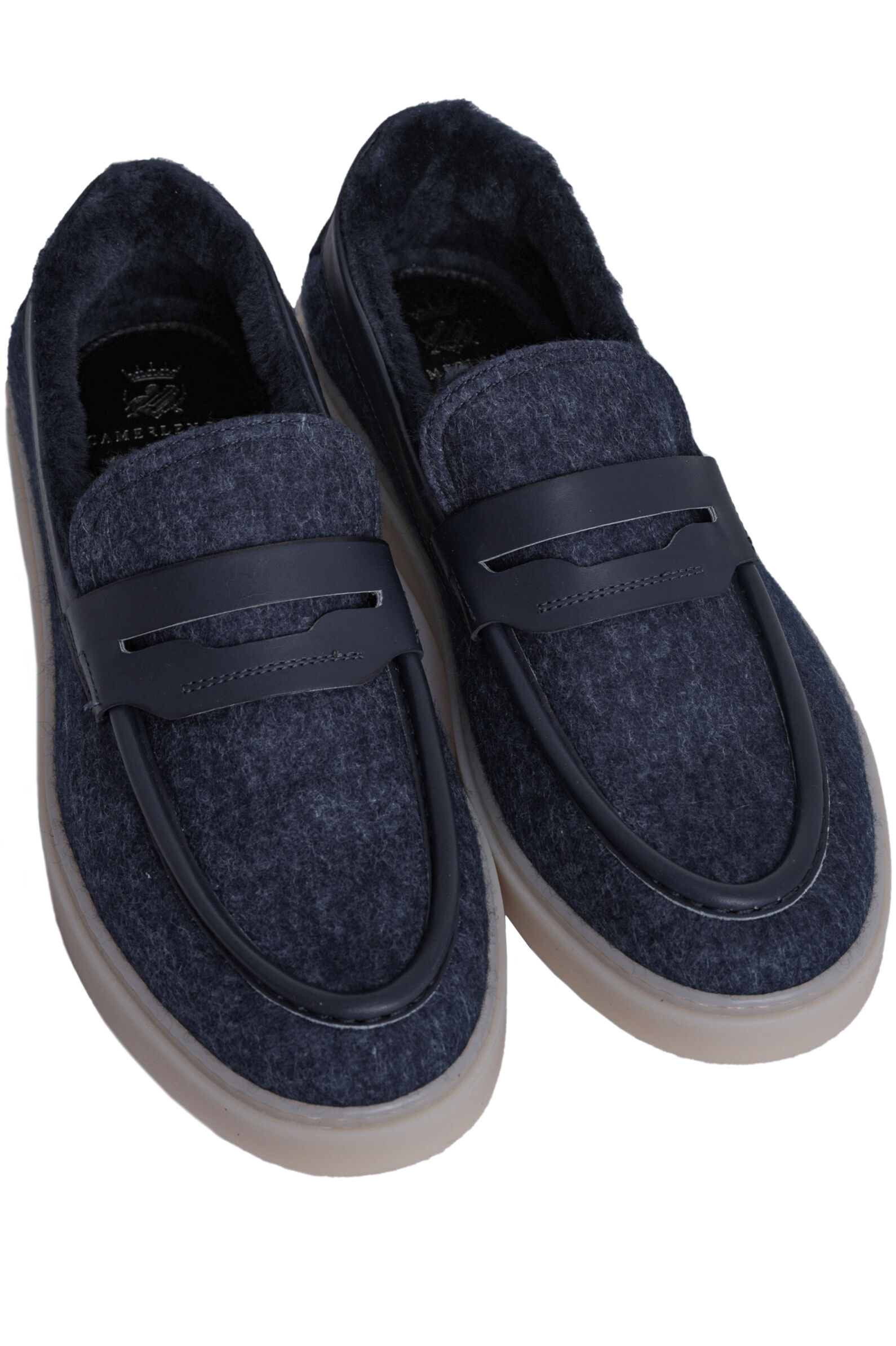 П/ботинки муж. АРТ.M16156CHAMBL735,син,тек-н.к-з/н.м