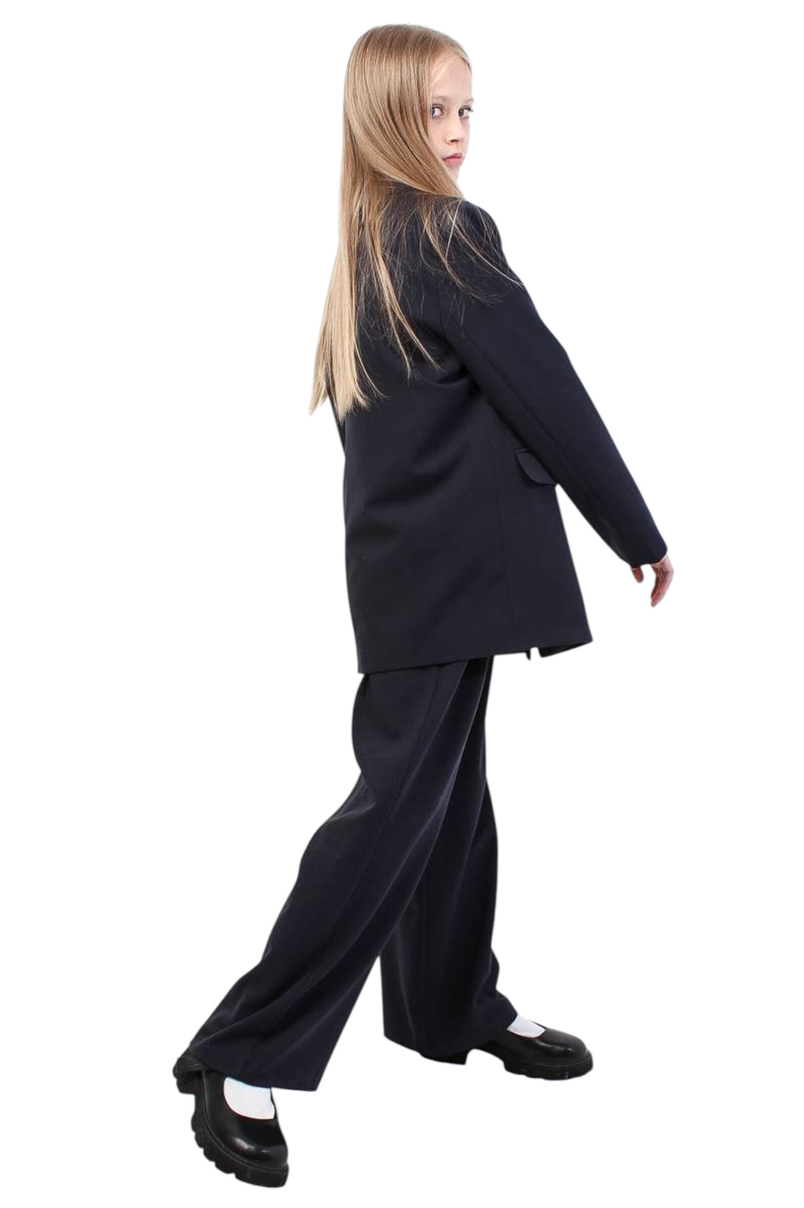 Пиджак дев. АРТ.Malon,син,вис-нейл-лайкра