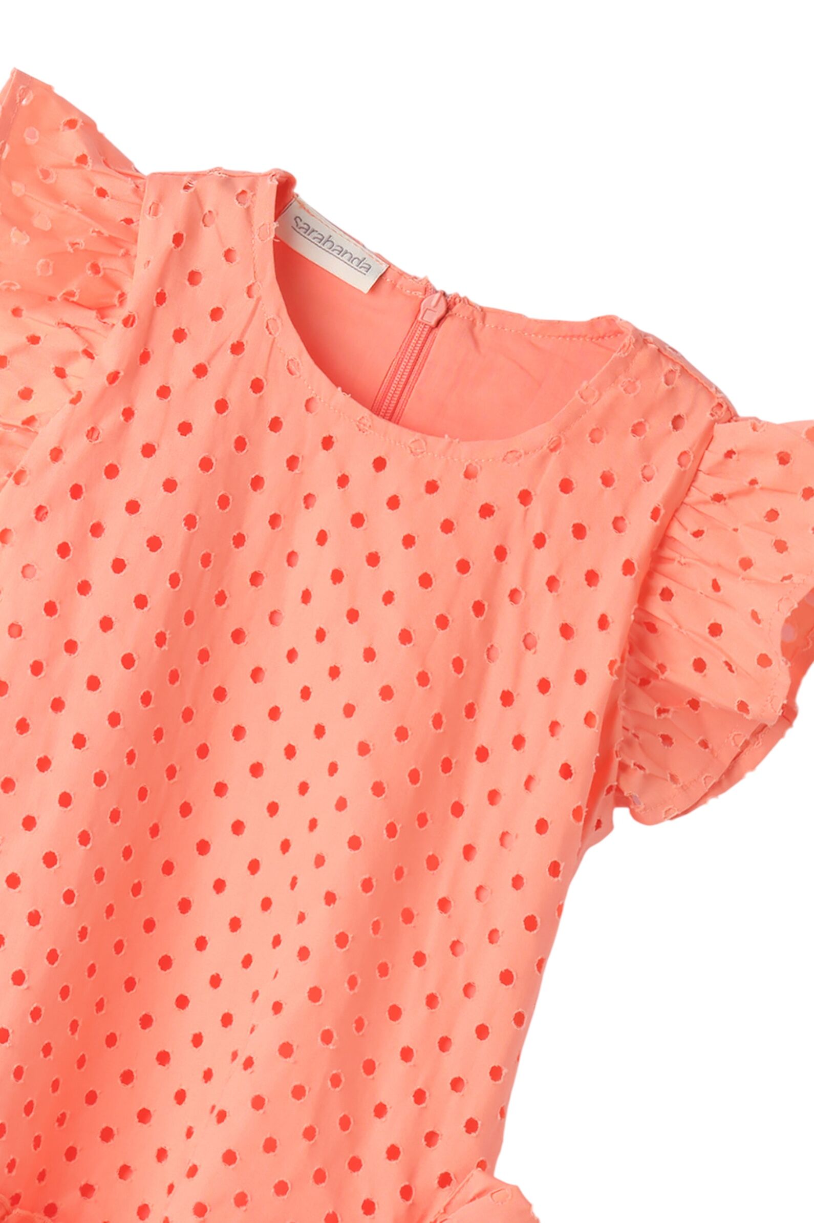 Платье дев. АРТ.0.B342.00,корал,хл