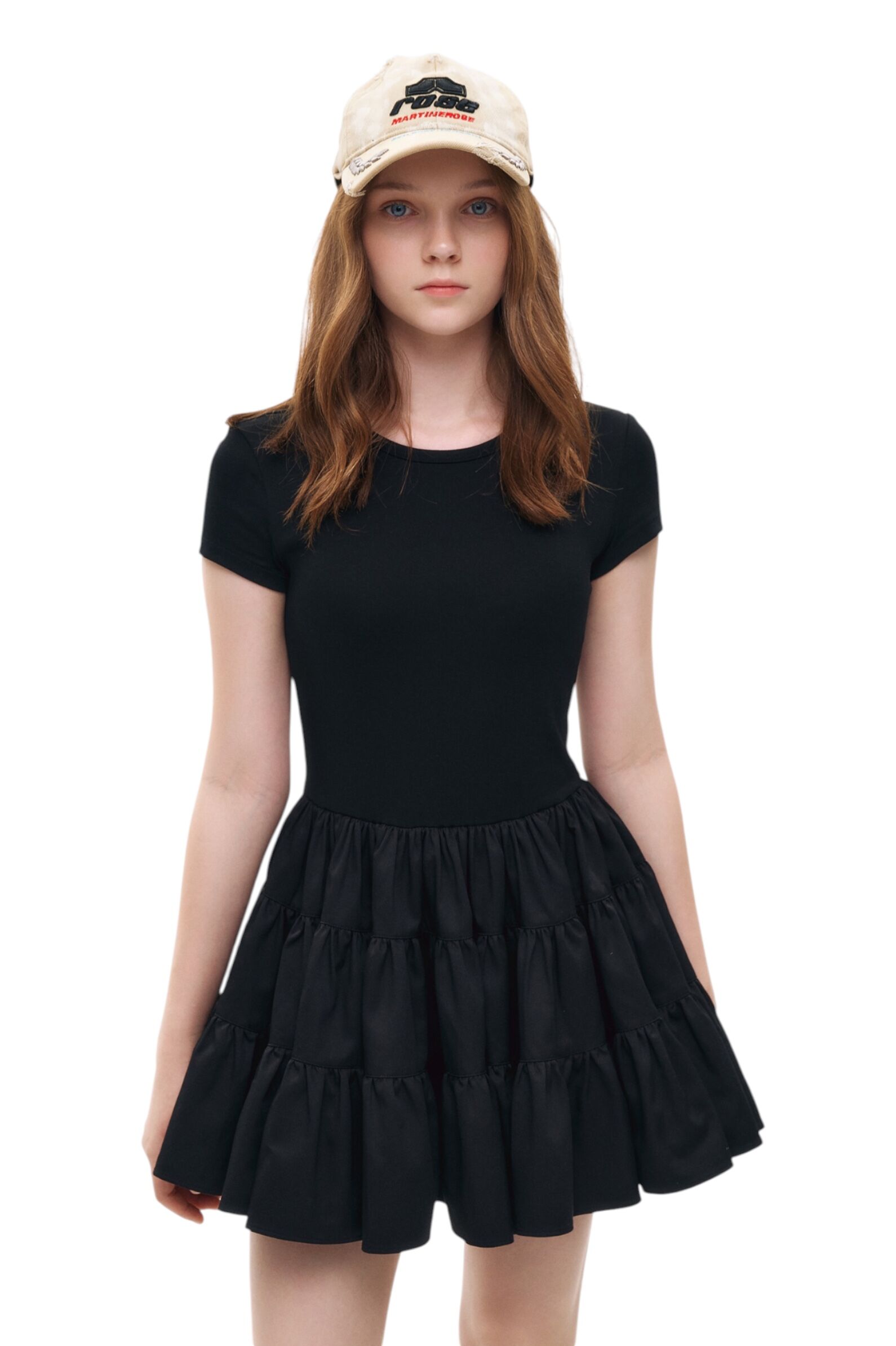 Платье дев. АРТ.AA238494,чер,хл-пэ-эл