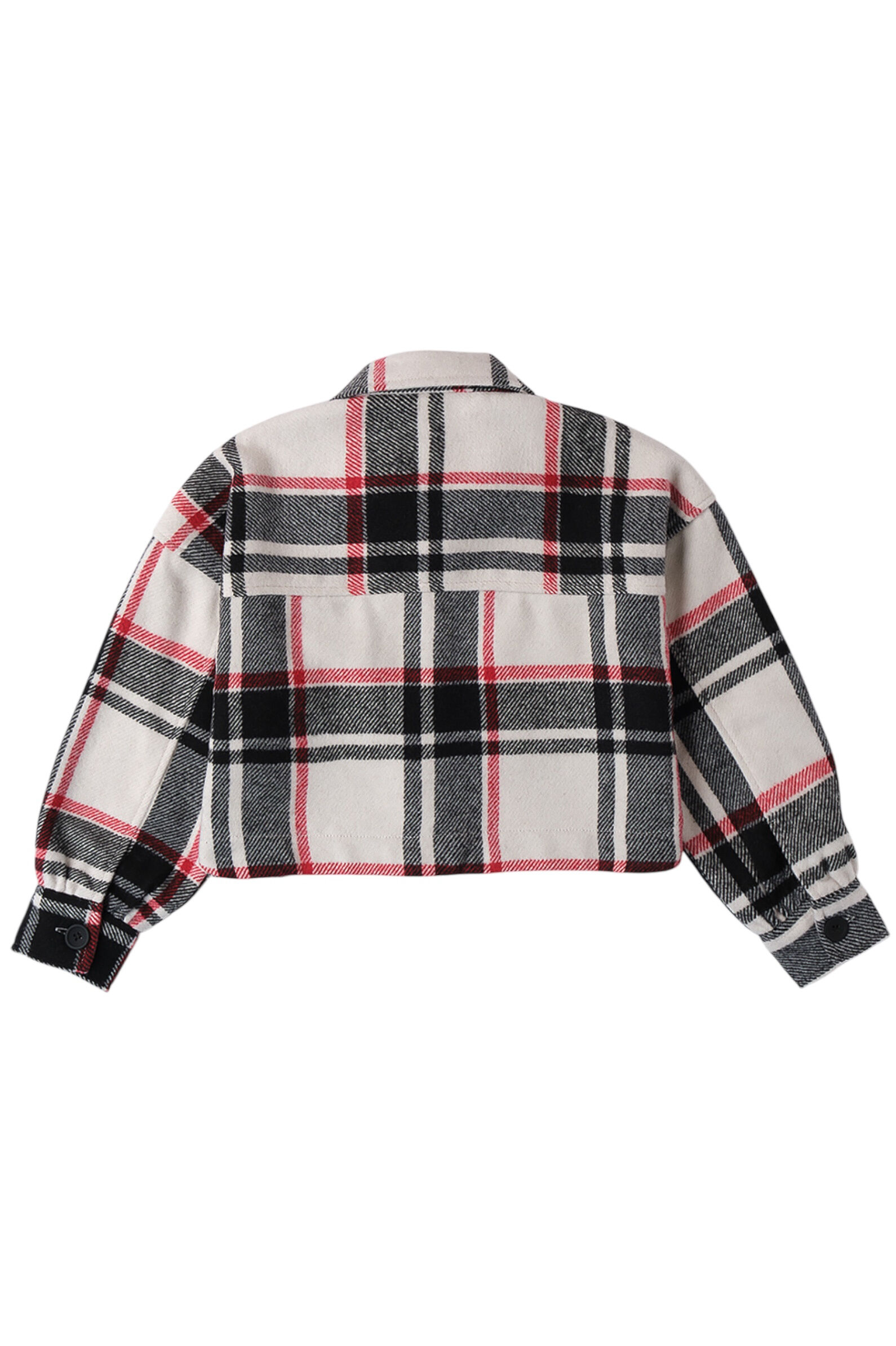 Рубашка дев. АРТ.4.A843.00,чер-крас,пэ-шер