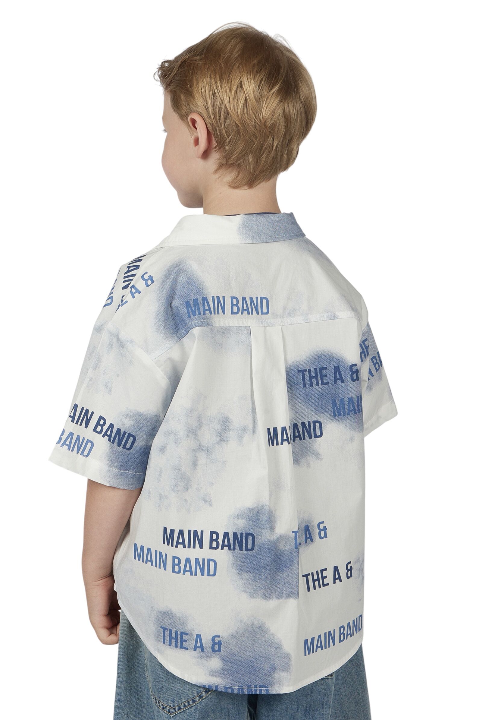 Рубашка мал.АРТ.B-SH36146,бел-гол,хл