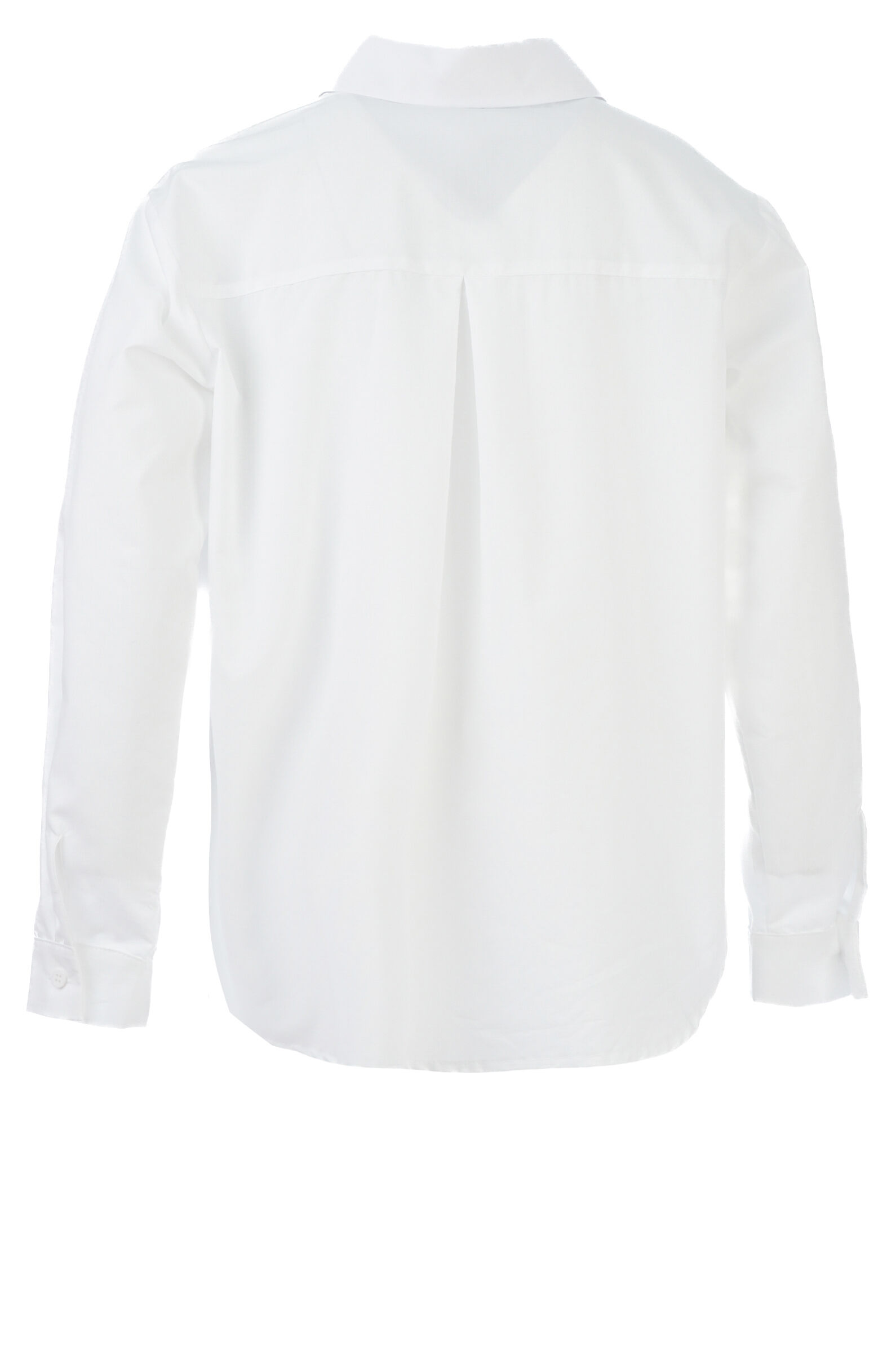 Рубашка дев. АРТ.If,бел,хл-полиэфир