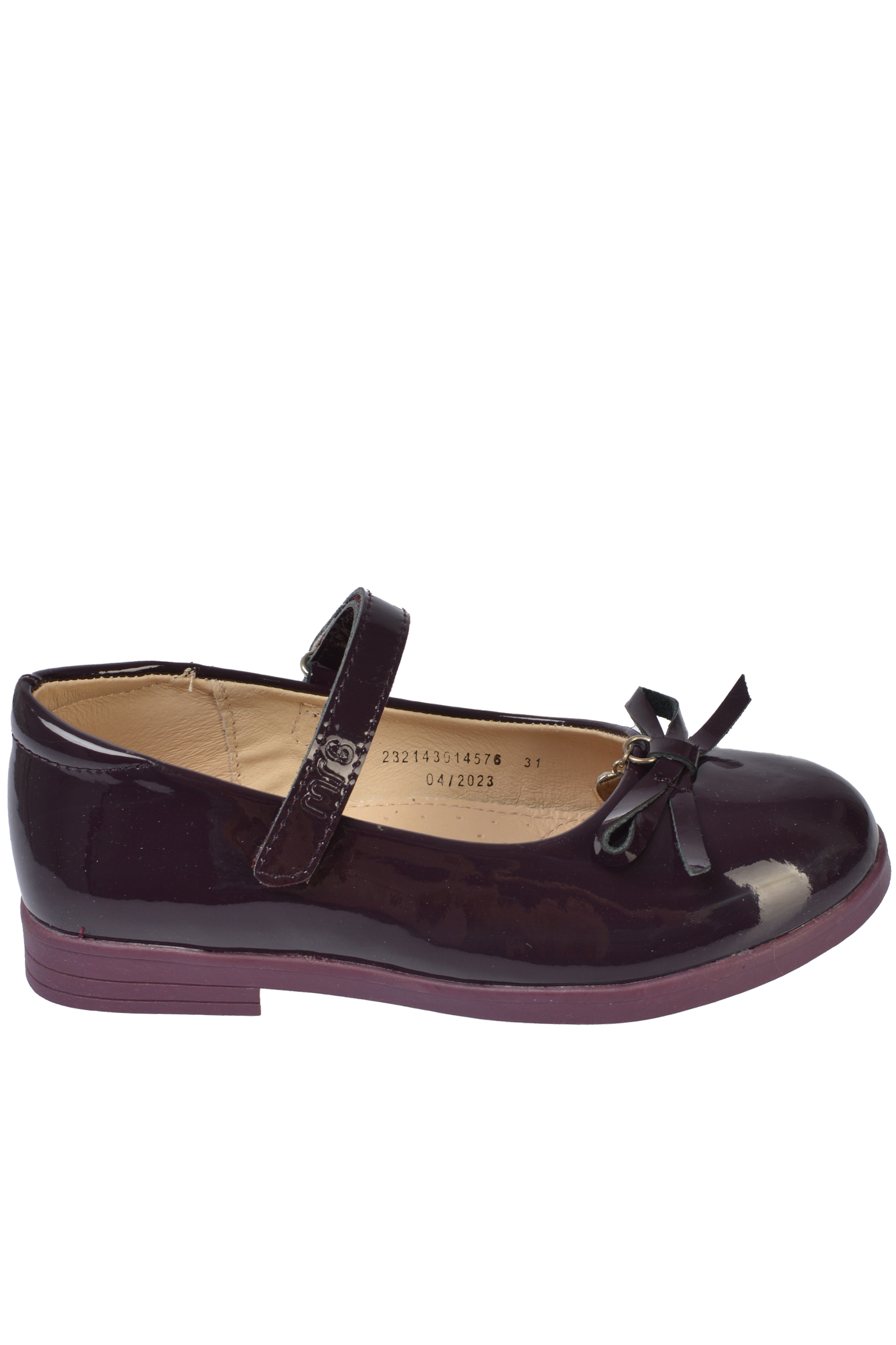 Туфли дев.АРТ.232143014576,бордо,н.л/н.к