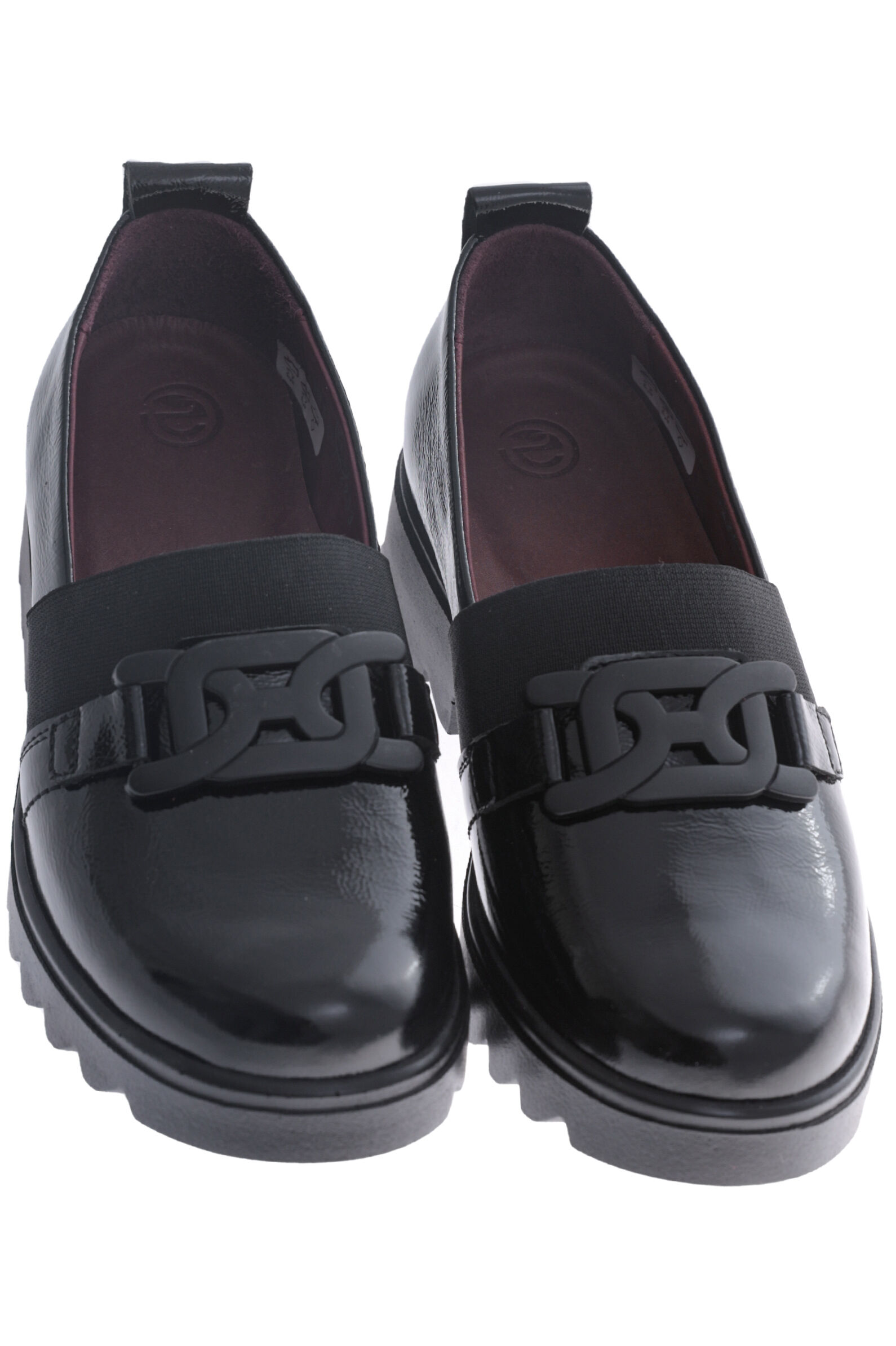 Туфли дев. АРТ.525702203,чер,н.л/н.к