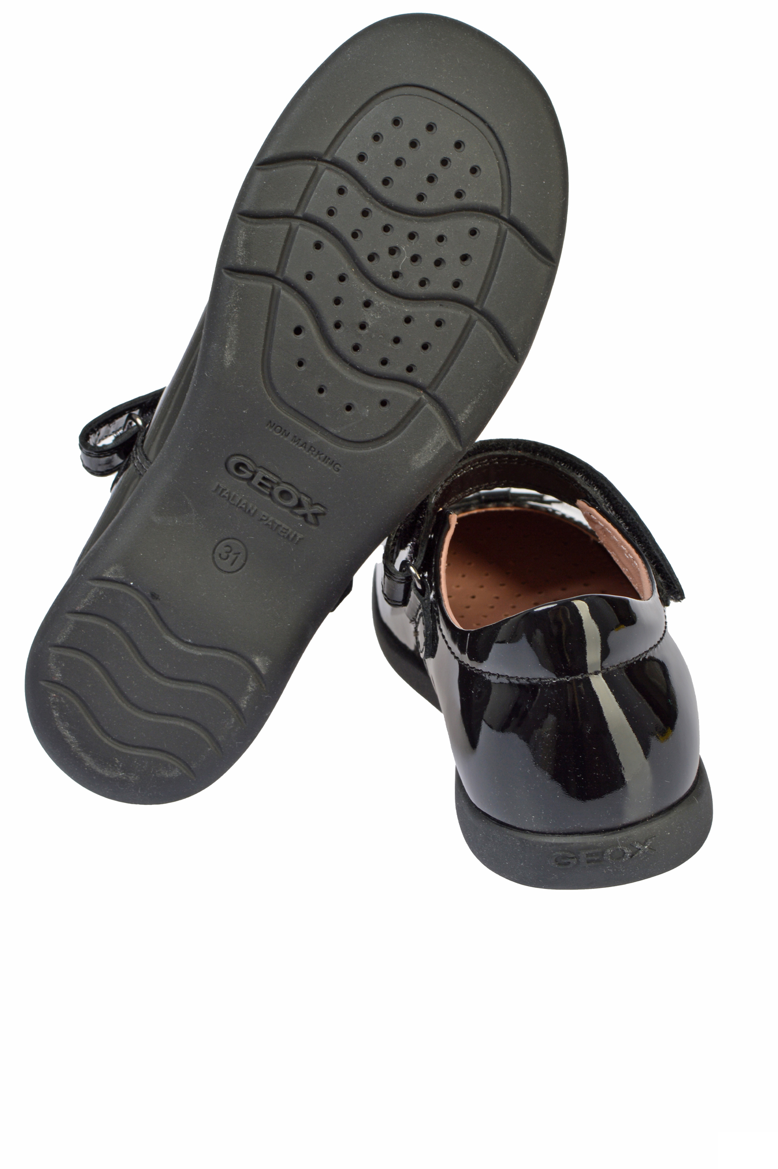 Туфли дев. АРТ.J36FHA,чер,н.лак/н.к