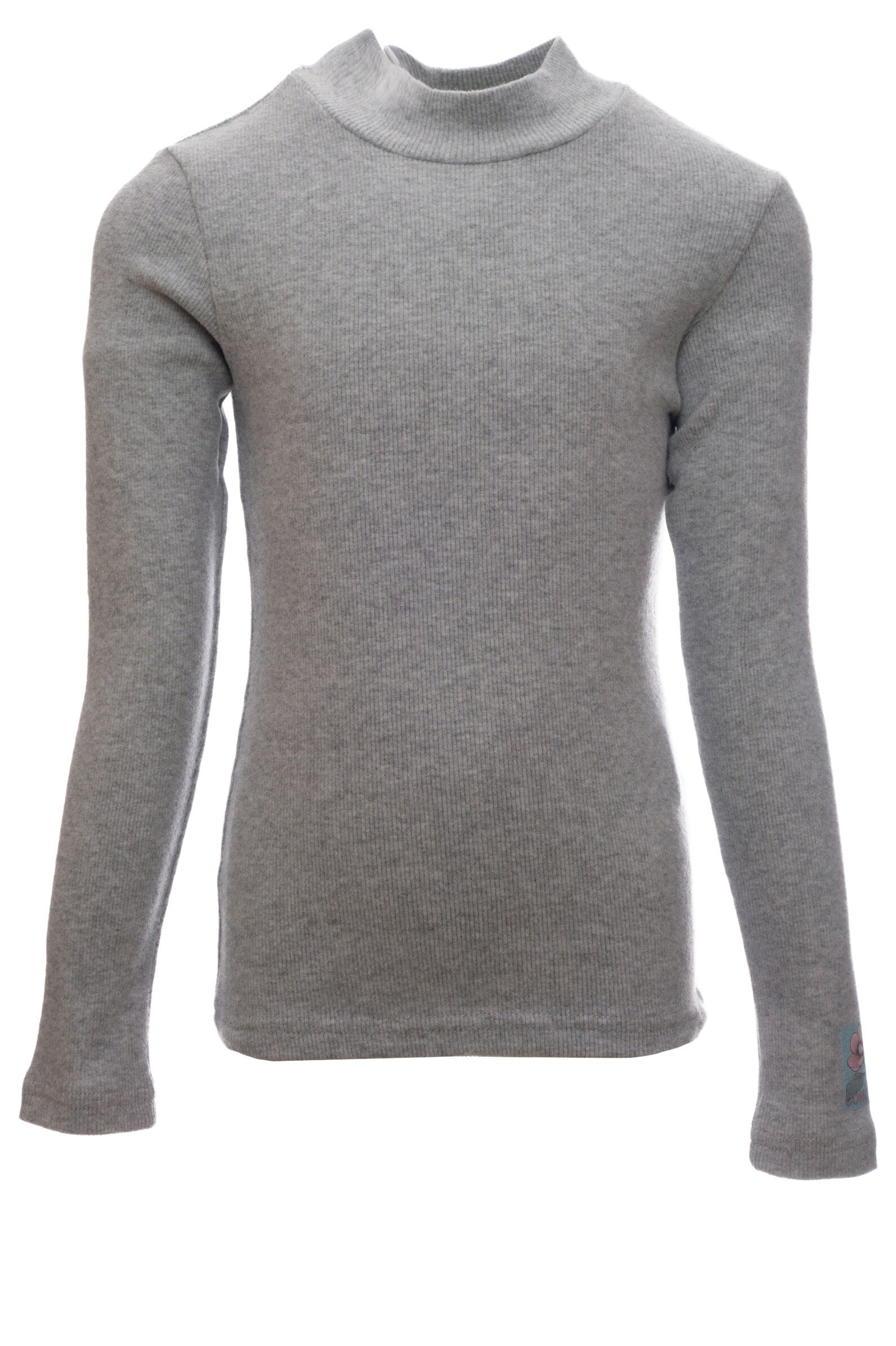 Водолазка дев. АРТ.242148,сер,хл-пэ-эл