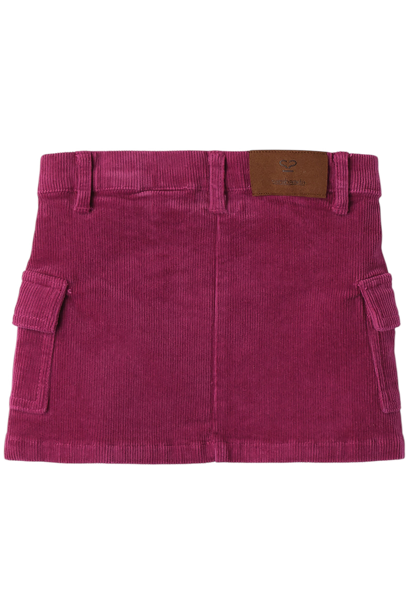 Юбка дев. АРТ.0.A259.00,бордо,хл-эл